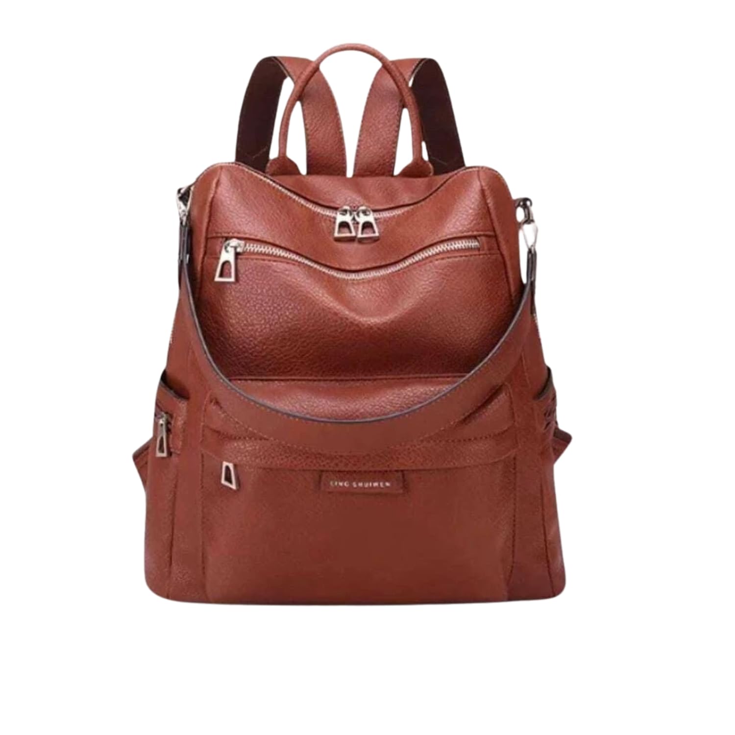 jaisom Stylish Women's Fashion Backpack Purses Multipurpose Design Handbags and Shoulder Bag (AUG_Buzz. Heavy Tan_001_BZ)-picture-23