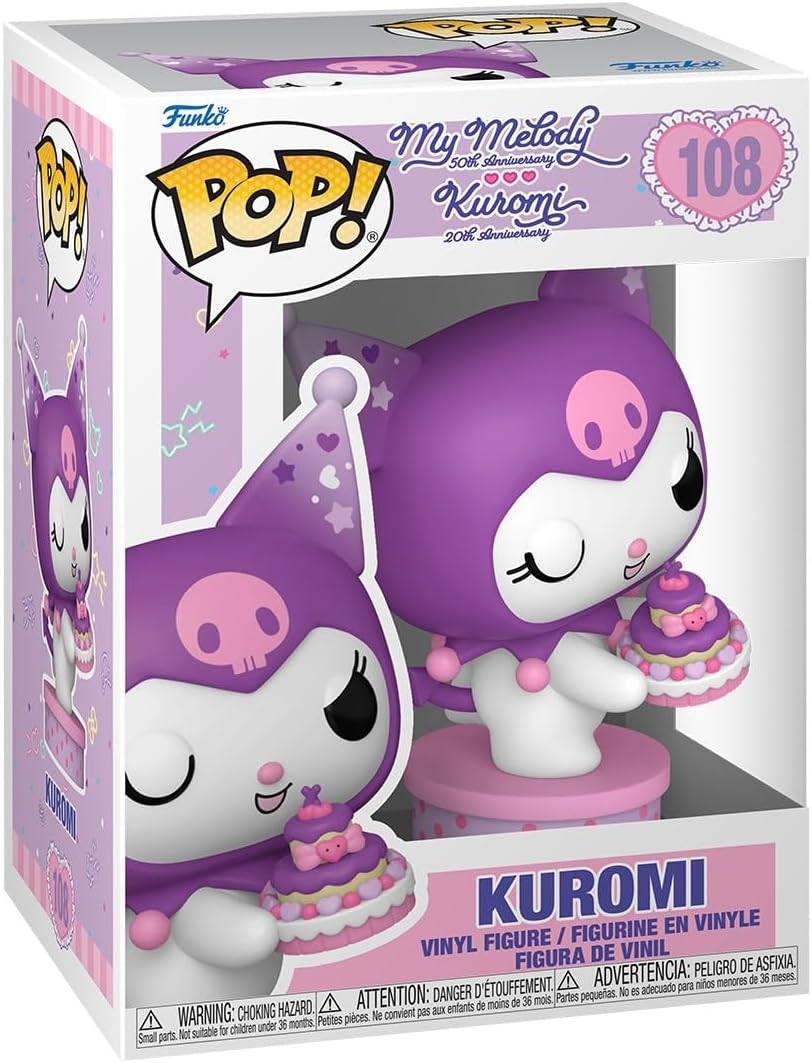 Funko Pop! Sanrio: Kuromi 20th Anniversary - Kuromi - Collectable Vinyl Figure - Gift Idea - Official Merchandise - Toys for Kids & Adults - Sanrio Fans - Model Figure for Collectors and Display