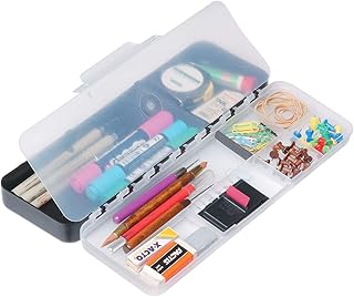 ArtBin 6880AB Sketch Pac Small Art & Craft Organizer, [1] Plastic Storage Box, Divided Translucent Lid