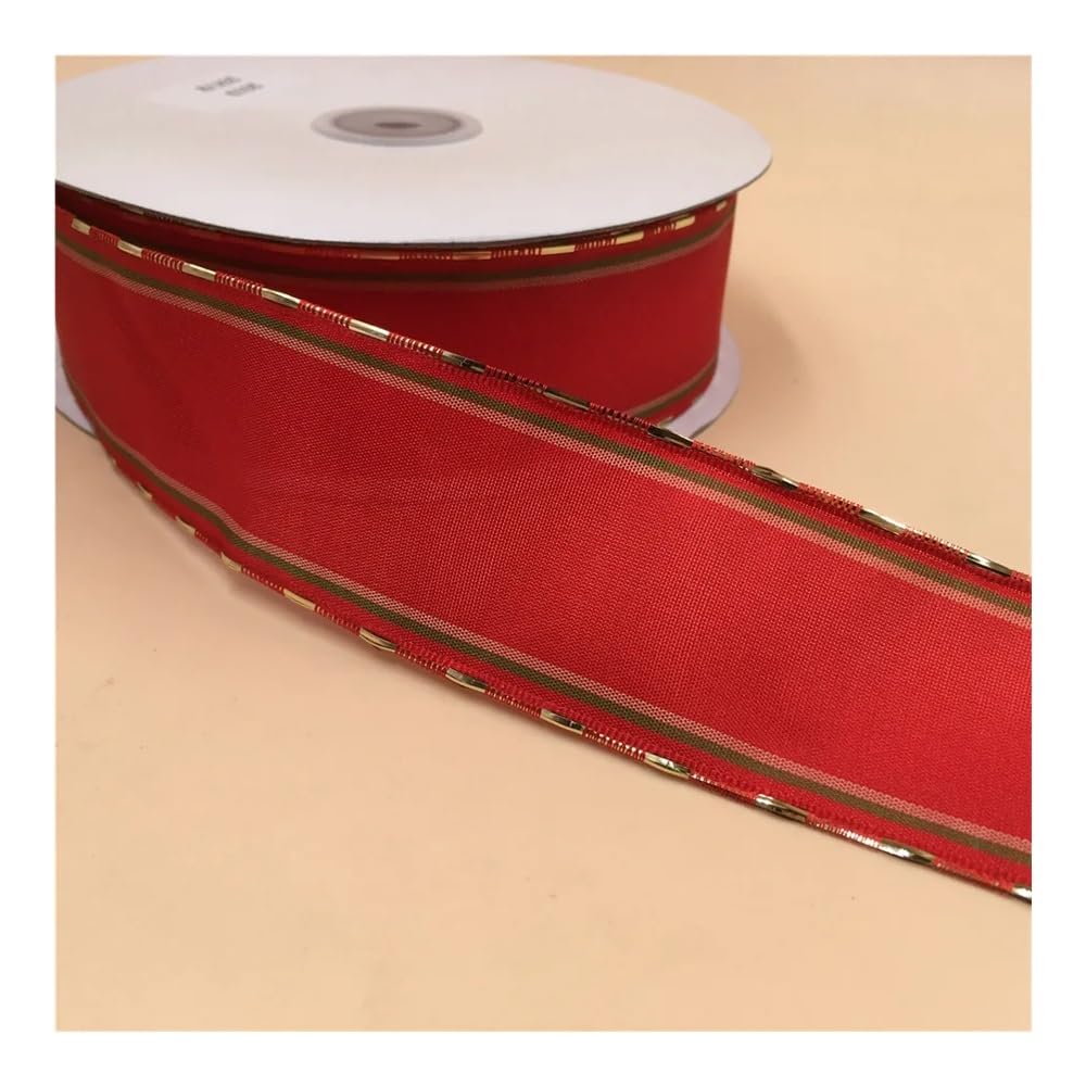 Nastro da 25 iarde e 38 mm for confezioni regalo di compleanno, Natale, matrimonio, decorazione fai da te