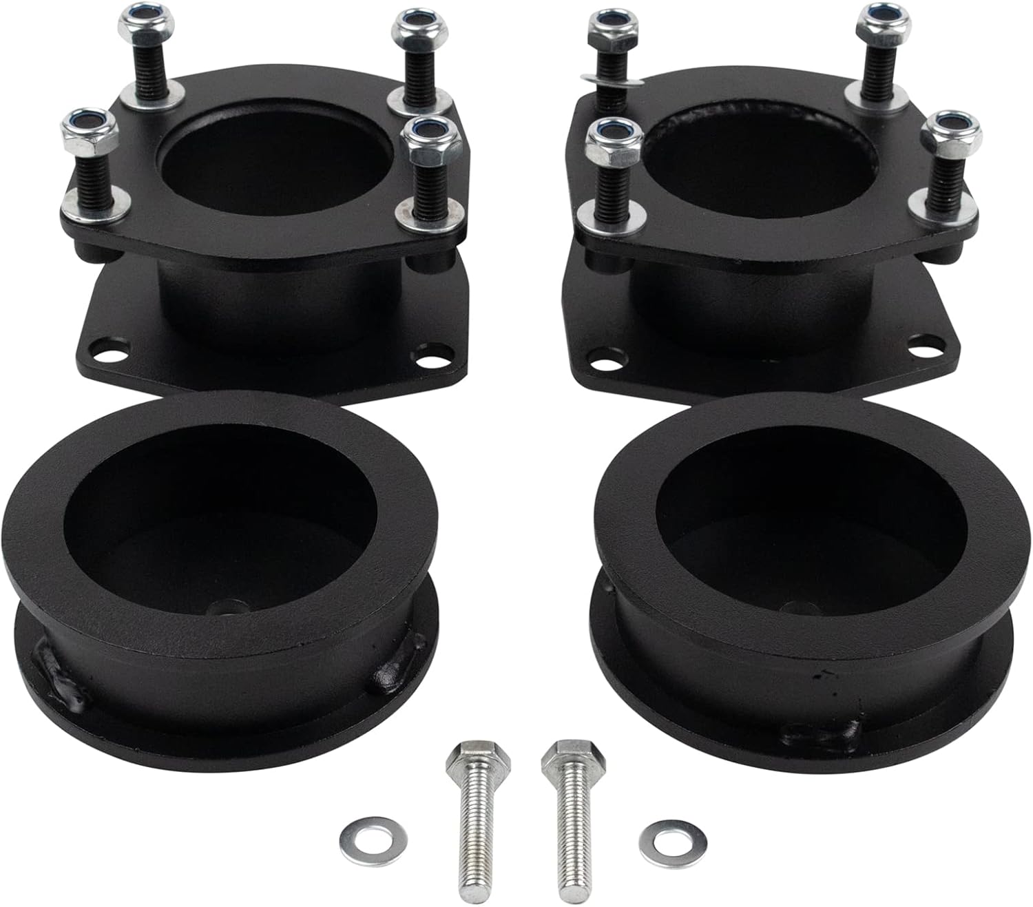 TRQ 3 in Front 2 in Rear Lift Level Kit Set 4pc for 2005-2010 Jeep Commander Grand Cherokee WK XK