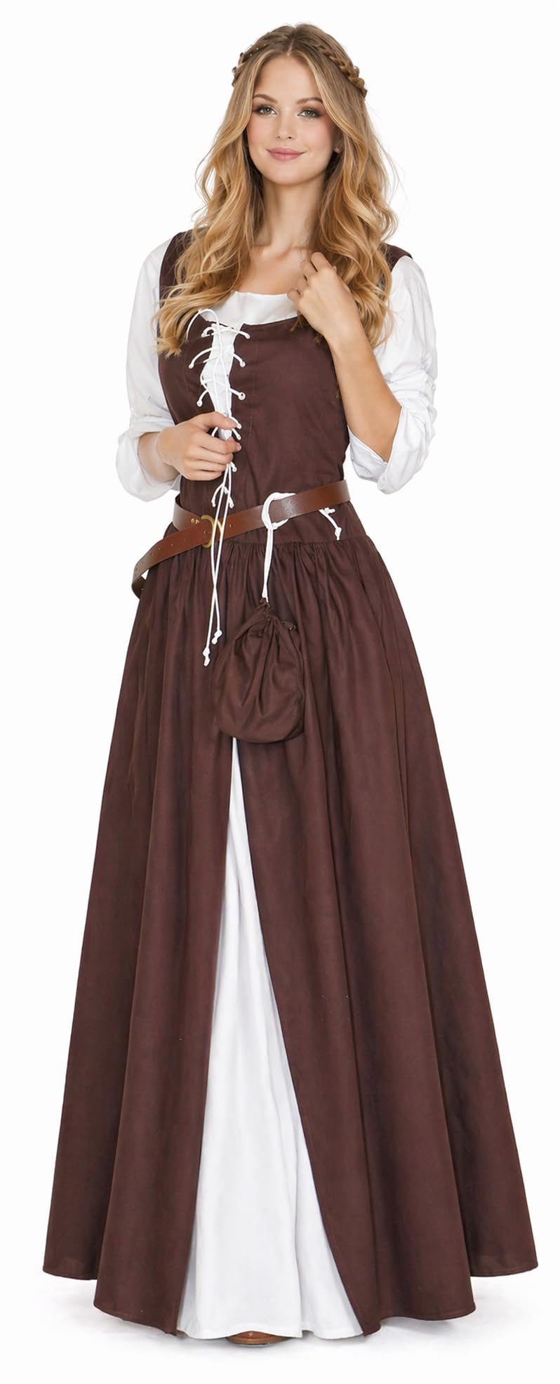 MAYLYNN 14261 - Mittelalter Kostüm Magd Celia - 100% Baumwolle