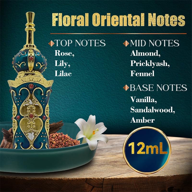Long Lasting Personal Perfume Oil Fragrance - A Seductive Signature Aroma Floral Oriental Elegance Eau de Parfum – 12mL - Image 5