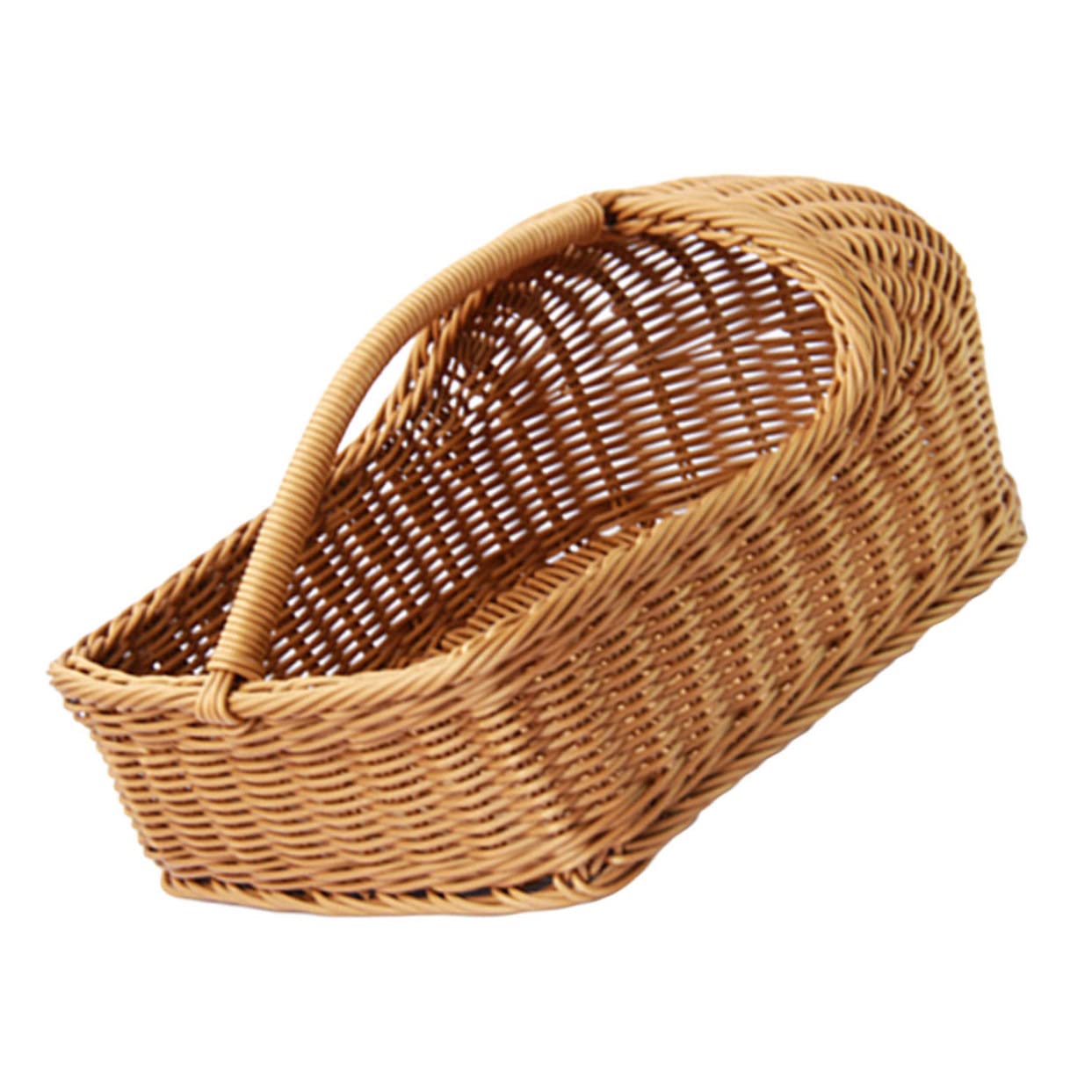 PRETYZOOM Panier à Pantoufles Portatif 370x270x190mm en Polypropylène Résistant Multifonction pour Maison et Hôtel Rangement Salle de Bain Organisé