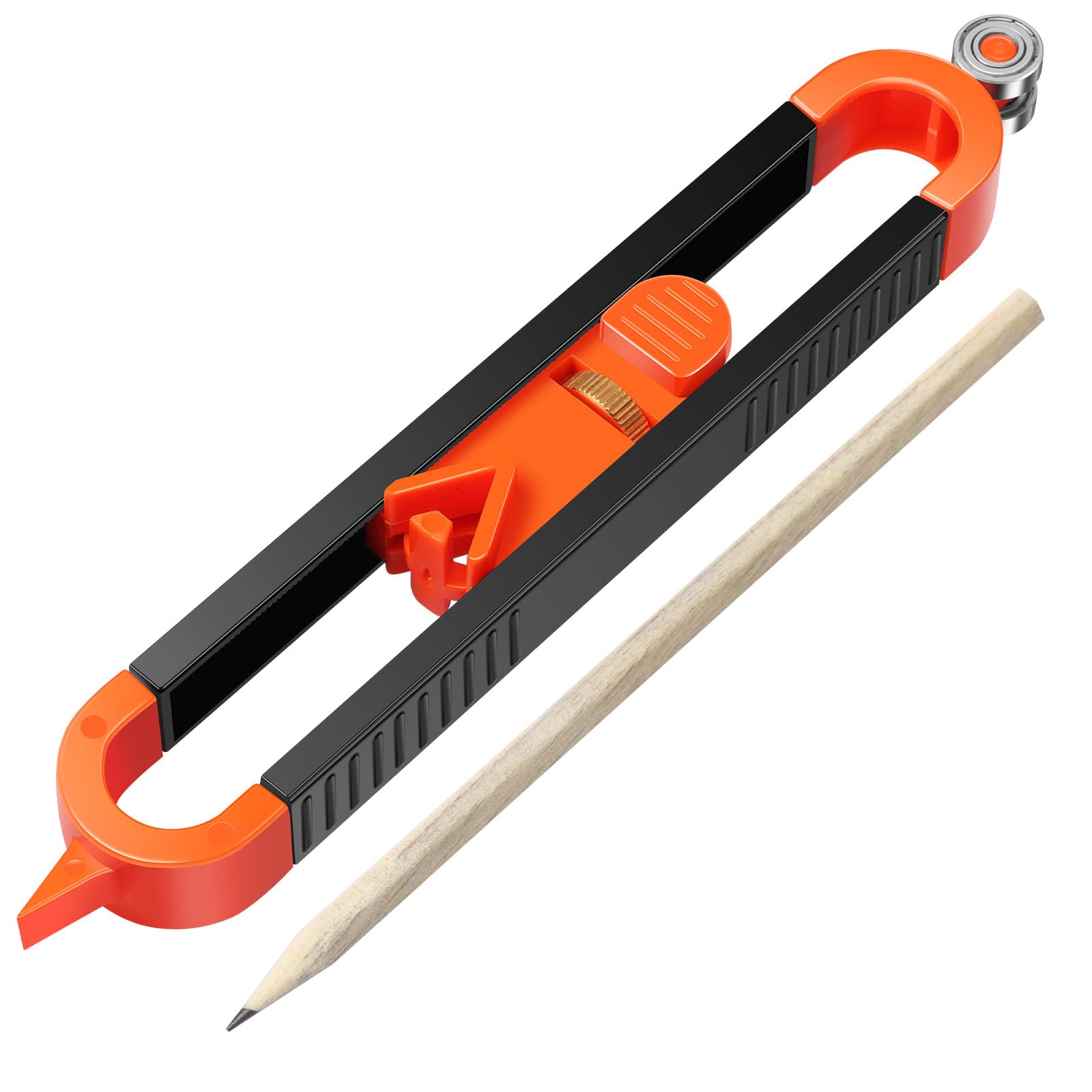 PTMTFYL Precise Contour Scribe Tool, Contour Gauge Scribe Tool with Lock and Pencils, Adjustable Profile Scribing Tool, Irregular Shape Duplicator,