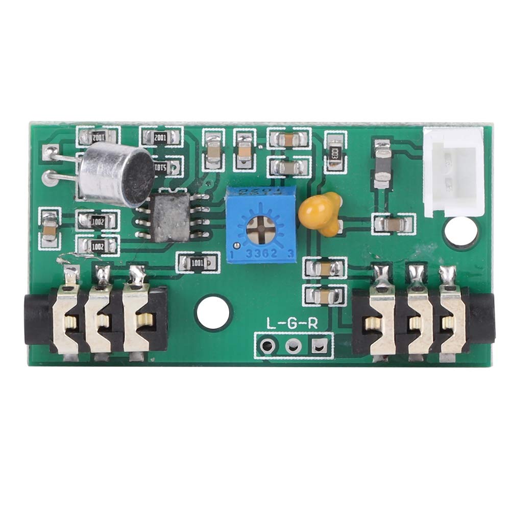 Scheda amplificatore per componenti elettronici moduli microfono Guadagno regolabile Suono Segnale audio Modulo amplificatore microfono Altoparlante audio DC 2,6-10V
