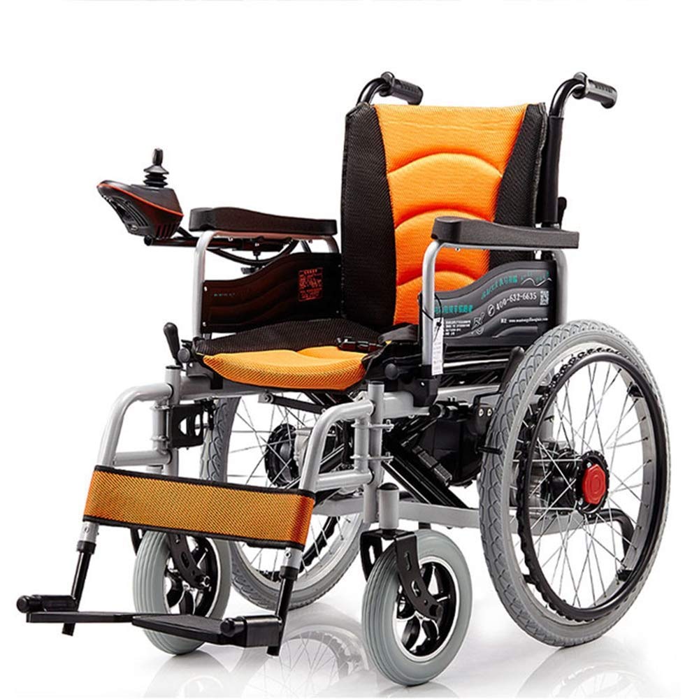 Silla de Ruedas Plegable portátil, Silla de Ruedas eléctrica, sillas de Ruedas eléctricas motorizadas, Scooter médico para Personas discapacitadas y Personas Mayores