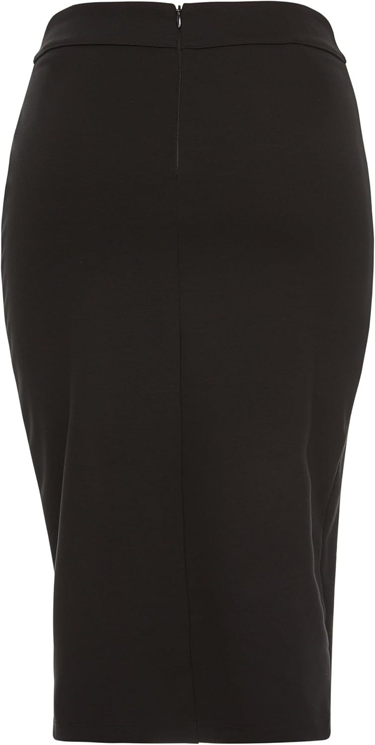 Baby'O Made in The USA Women's Pencil Skirt | Knee Length Pencil Skirt | Tailored Fit Bodycon Stretch Modest Pencil Skirts - Image 5