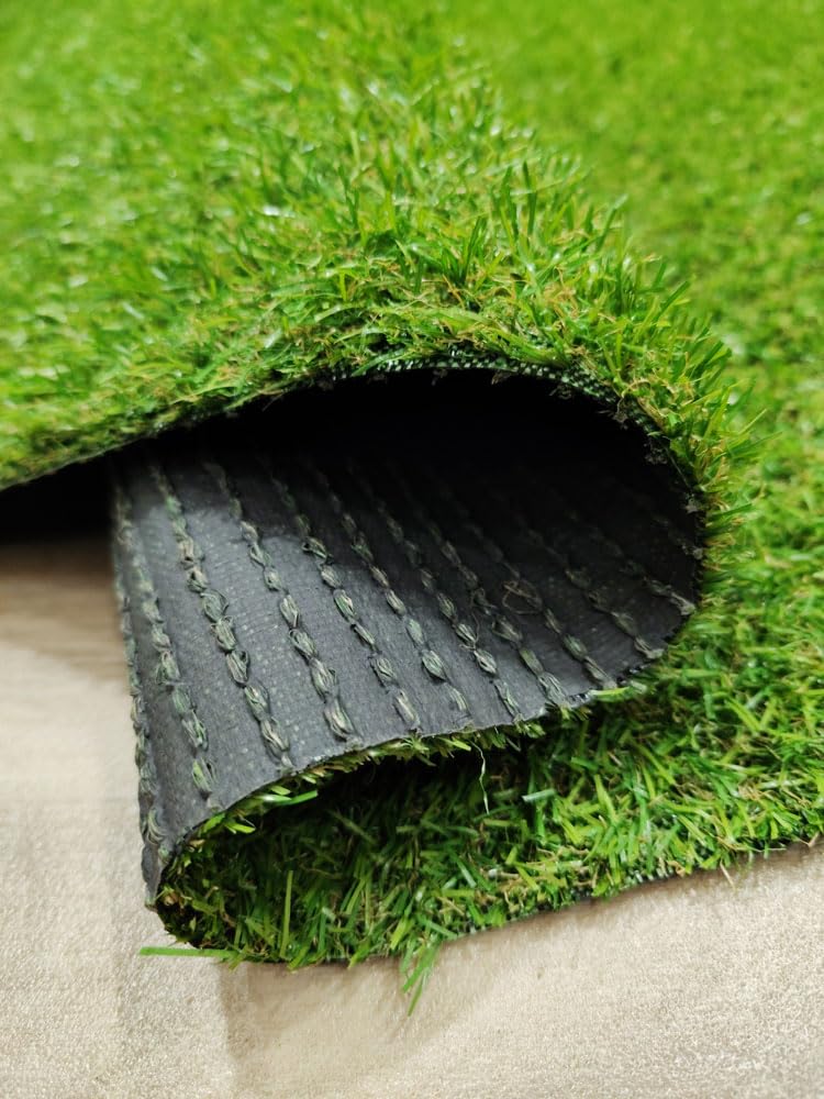 Rouleau de gazon artificiel en moquette pour terrasse ou jardin, hauteur 20 mm, 150 x 200 cm