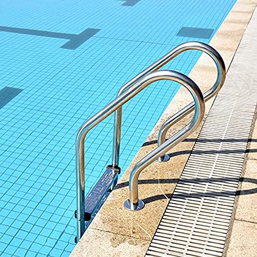 Escalera para piscina acero inoxidable 3 niveles antideslizante miniatura 3