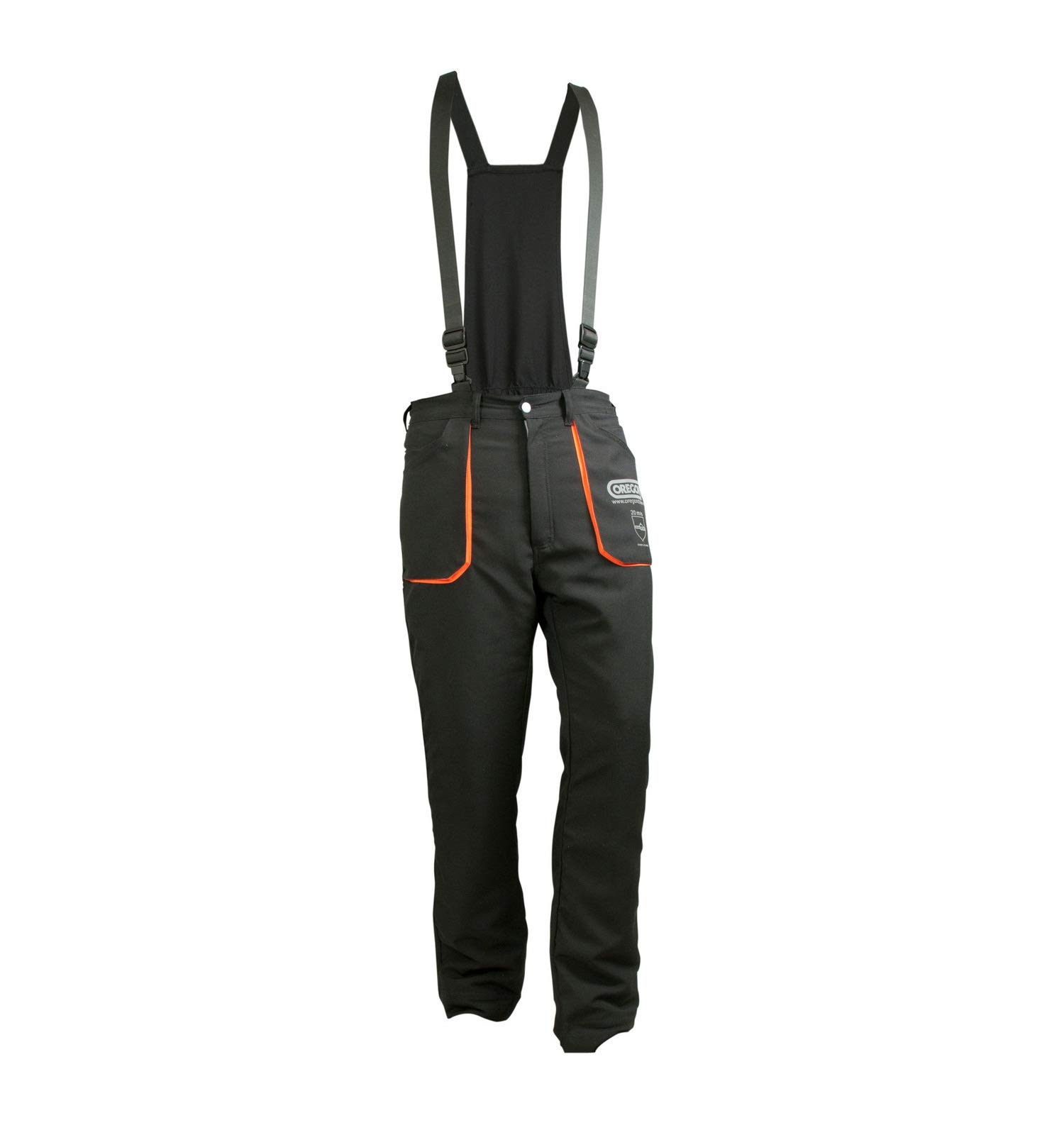 Oregon Yukon Chainsaw Safety Protective Bib & Braces Trousers - Type A Protection (S) Black