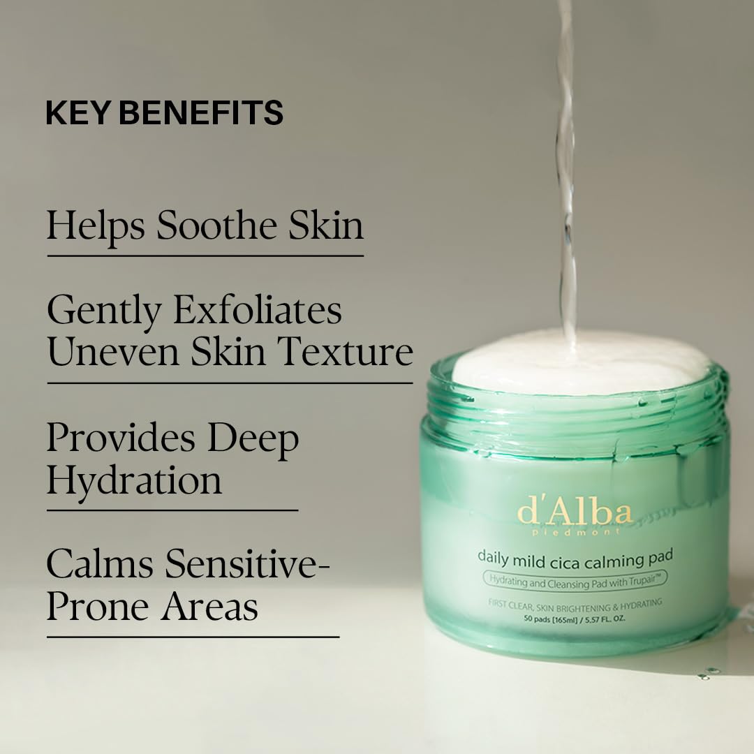 d'Alba Piedmont Daily Mild Cica Calming Pads