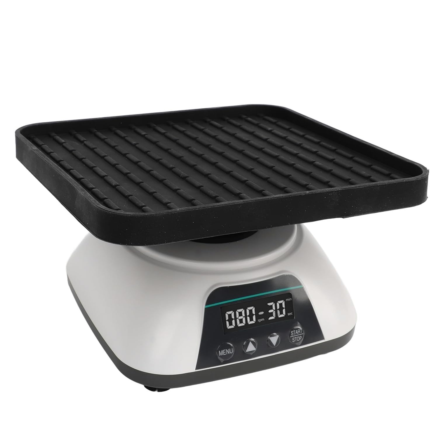 HHCCTEO Digital Orbital Shaker Adjustable Speed, Wide Application Digital Orbital Shaker 10° Tilting 10?80RPM Large Flat Tray for Chemistry