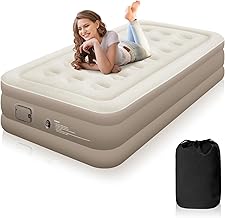 GLORIAL STAR Air Mattress with Built in Pump, Blow up Mattresses, Infallibles Airbed for Guests & Home, Ideal for Home Use and Outdoor Camping (H-1)