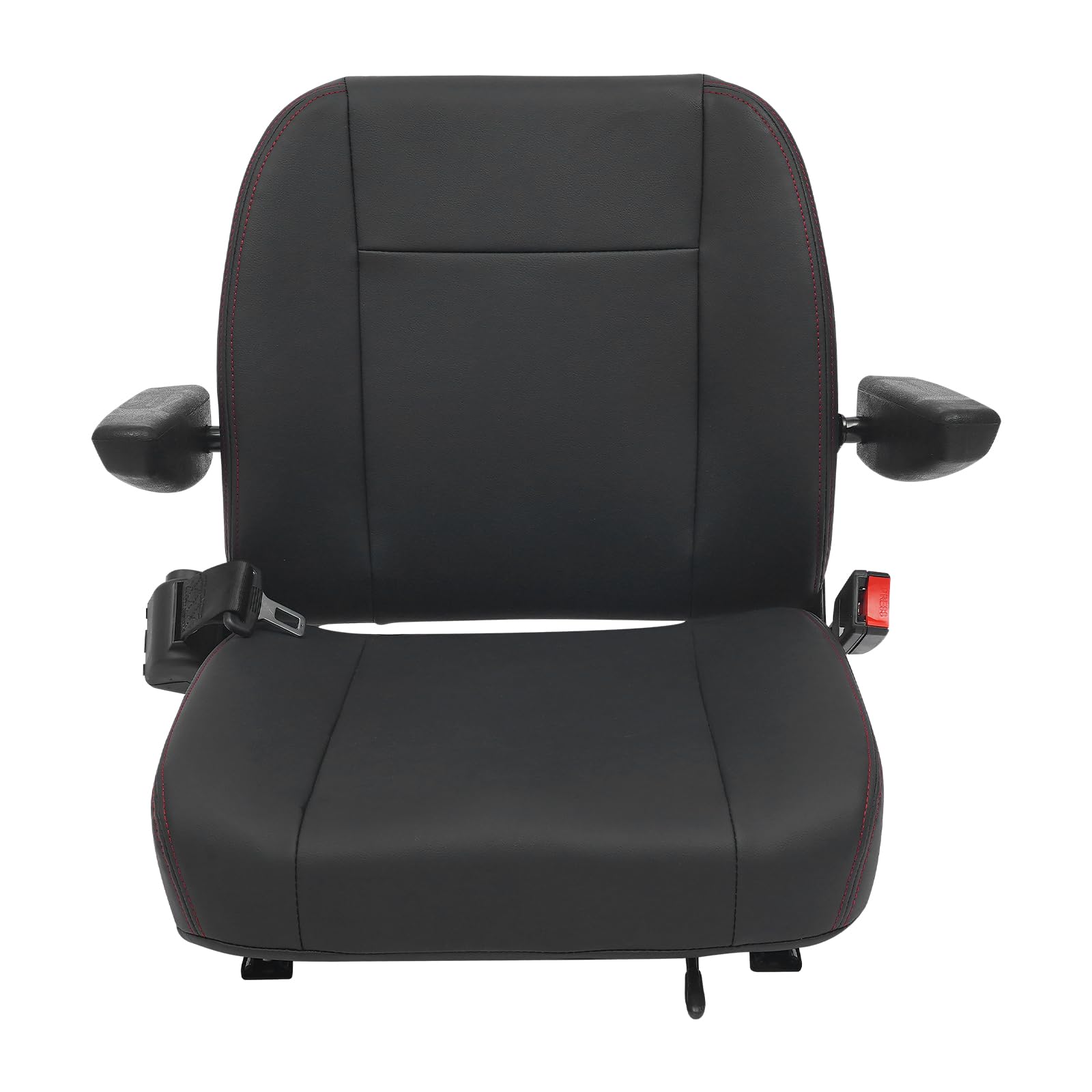 Seggiolino universale per trattore, carrello elevatore con cintura di sicurezza e braccioli, sedile regolabile, sedile universale per carrelli elevatori, sedile in PVC per trattori, escavatori