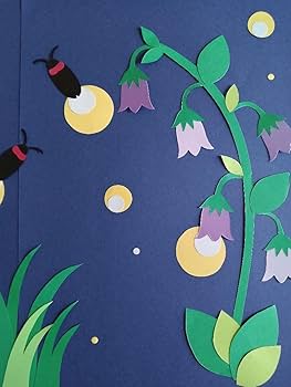 Amazon.co.jp: 7月 8月 9月 壁面飾り 夏 蛍 ホタルブクロ 保育園