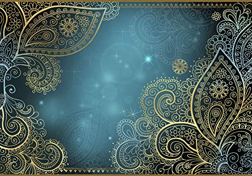 decomonkey | Papier peint intissé Baroque Moderne 350x256 cm cm | Trompe l oeil Déco Mural Tableaux Muraux Photo Orient Orientale