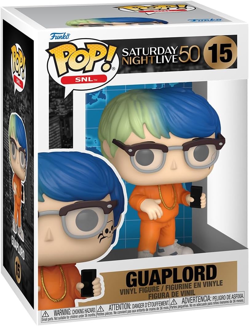 ¡Funko POP! SNL: Saturday Night Live 50 - GuapLord | Mercancía oficial de comedia - Figura de vinilo coleccionable para exhibición en estante - Idea de regalo de cumpleaños para fanáticos y coleccionistas