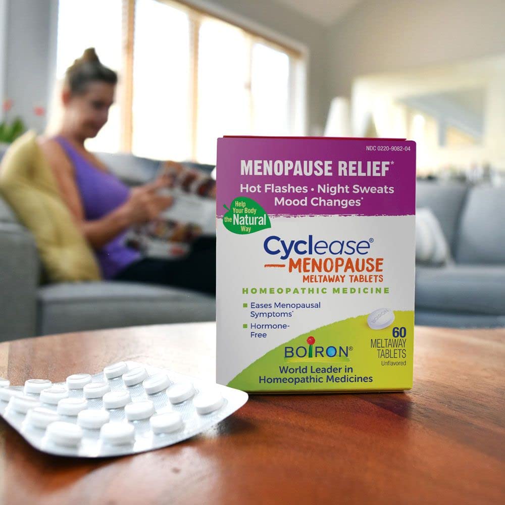 Boiron Cyclease Menopause for Relief from Hot Flashes, Mood Changes, Night Sweats, and Irritability - 120 Count (2 Pack of 60) — Amazon image 5