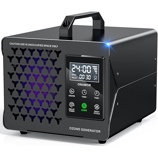 ONAMOR Digital Ozone Generator Odor Eliminator 10 0000mg Adj