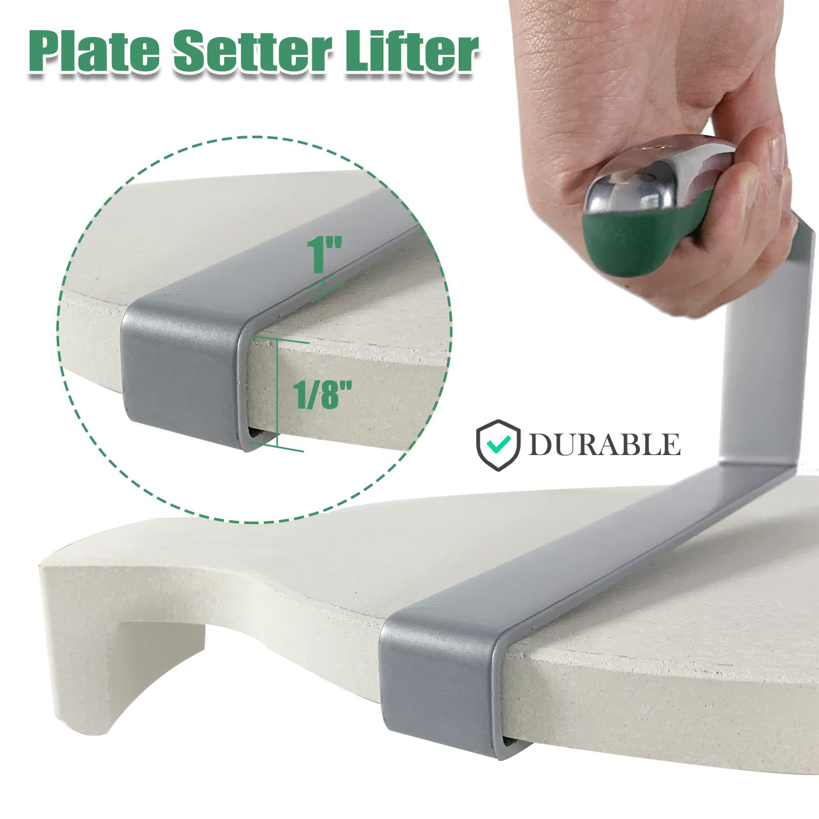 Kamado Ceramic Big Green Egg BBQ Smoker Conveggtor Lifter Eggcessories