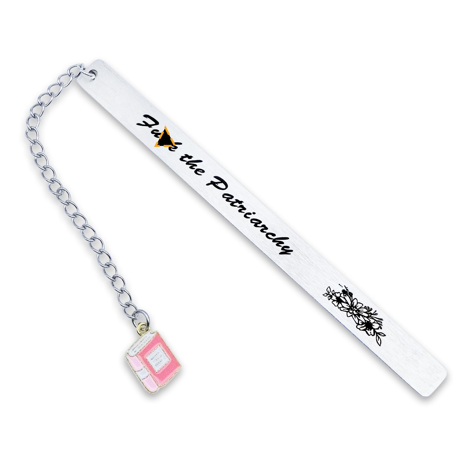 Feminist Gifts Bookmark for Women Girl Women's Rights Activist Inspirational Girls Power F the Patriarchy Gift for Sisters Female Friends Bookish Birthday Christmas Stocking Stuffers Keepsake