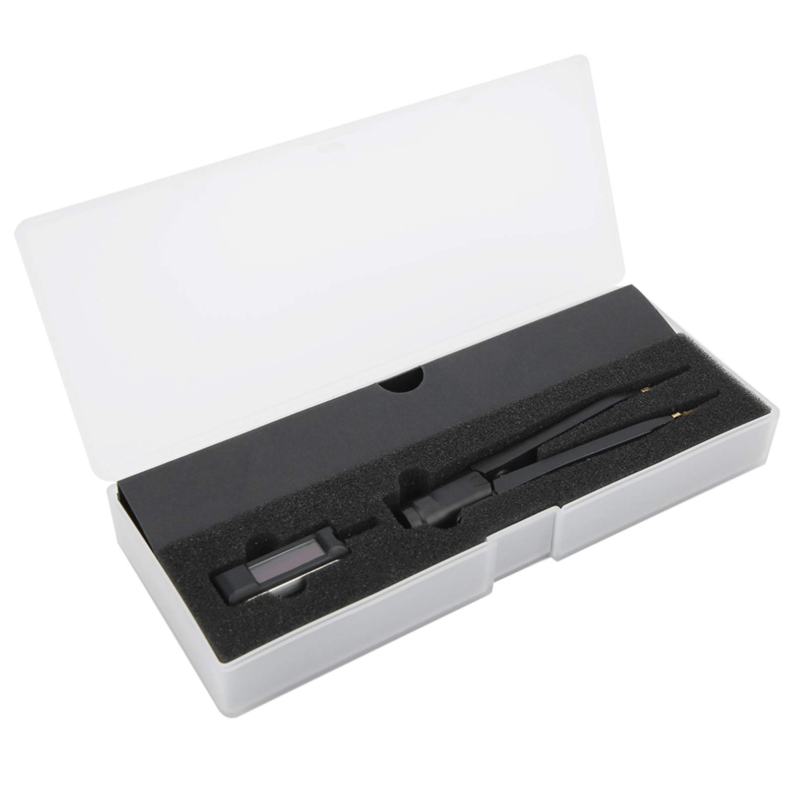 DT71 Mini pinzas digitales inteligentes Componentes de medición de puente de mano Generador de señal con estructura dividida de tres secciones para ingenieros electrónicos ABS