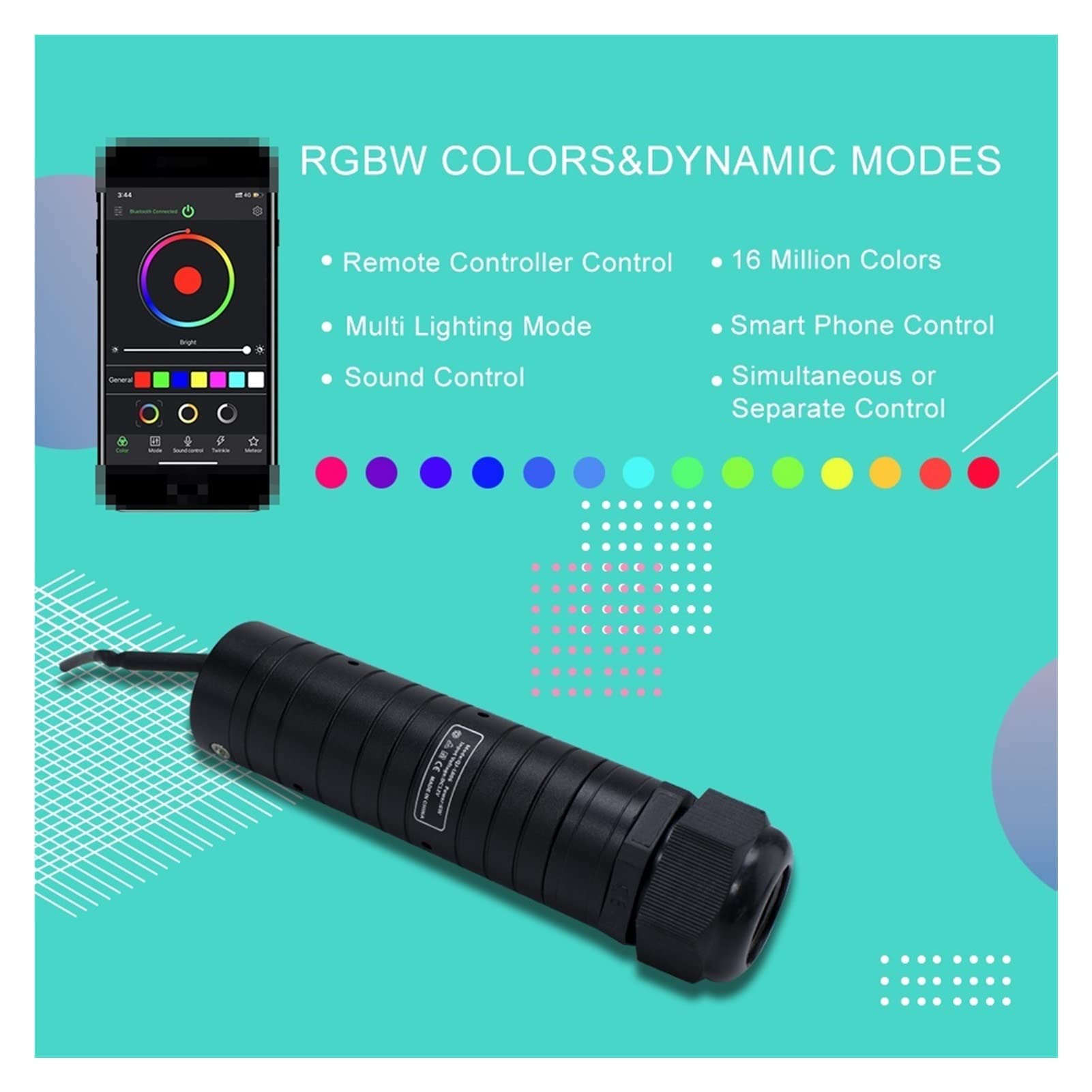 DC12V 6W RGB. Światła gwiazdy dachowej samochodu PROWADZONY Światłowody gwiazda sufit Lekkie zestawy 2M 0,75 100~460pcs Światłowód ze sterowaniem RF Wysoka Wydajność(Mixed 380pcs 3M)