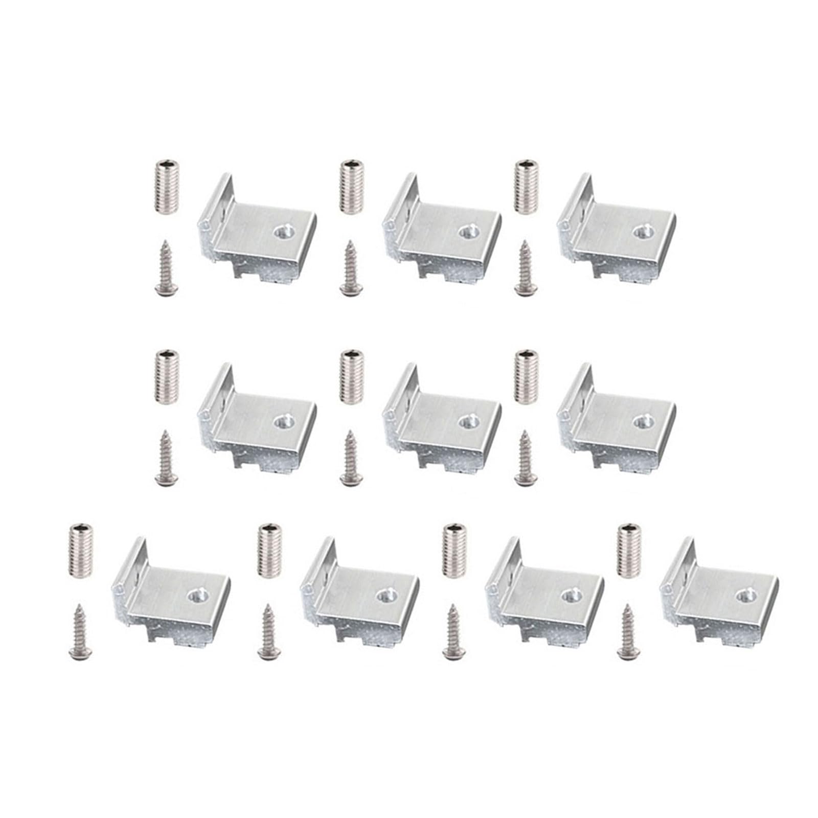 10Pcs Aluminum Alloys Shelf Brackets Compatibility with 202 3030 4040 for Sturdy and Quickly Assembly Fixed Accessories