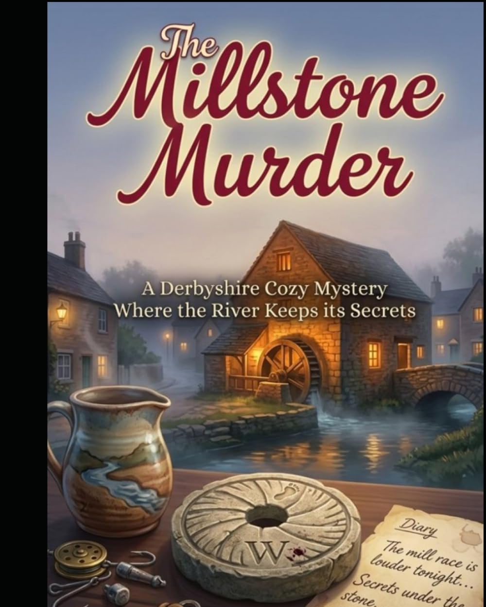 THE MILLSTONE MURDER: A Derbyshire Cozy Mystery — Where the River Keeps Its Secrets (The Flour Power Series a Cozy Culinary in Derbyshire)