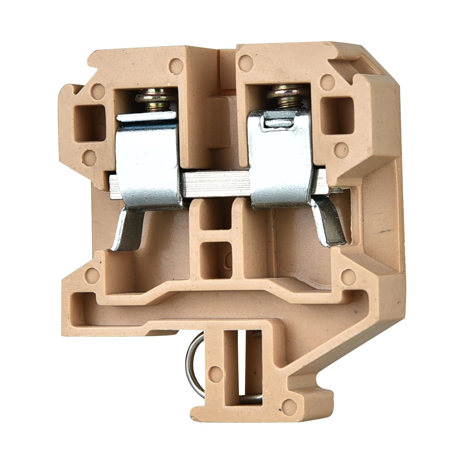 FTS-16 TERMINAL BLOCK 16MM MELAMINE SUITABLE FOR 60AMP KHAKI COLOUR - (PACK OF 50PC)-image-8