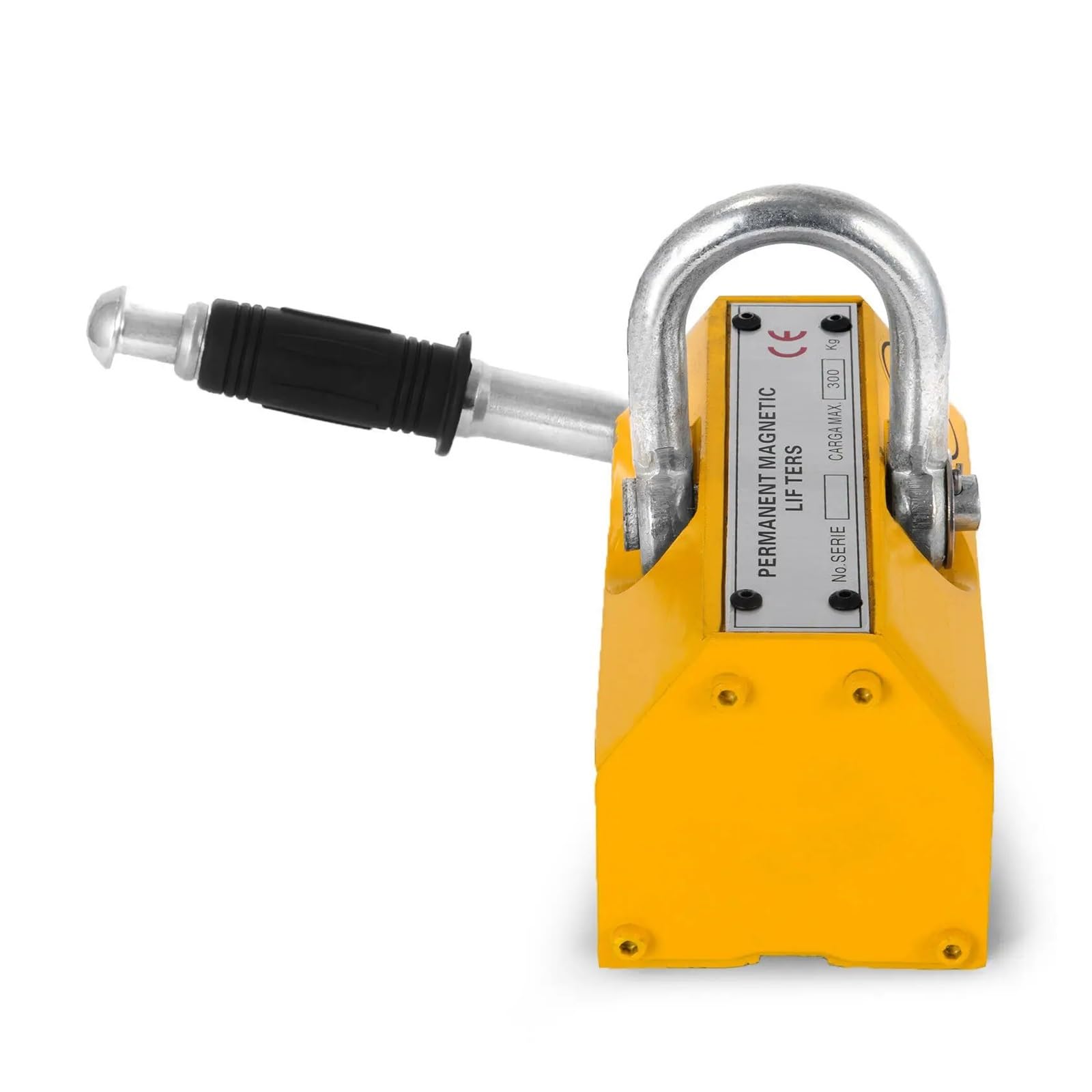 Sollevatore magnetico in acciaio Magnete di sollevamento in metallo permanente da 660 libbre Gru da sollevamento magnetica al neodimio da 300 kg for protti in acciaio con alta efficienza