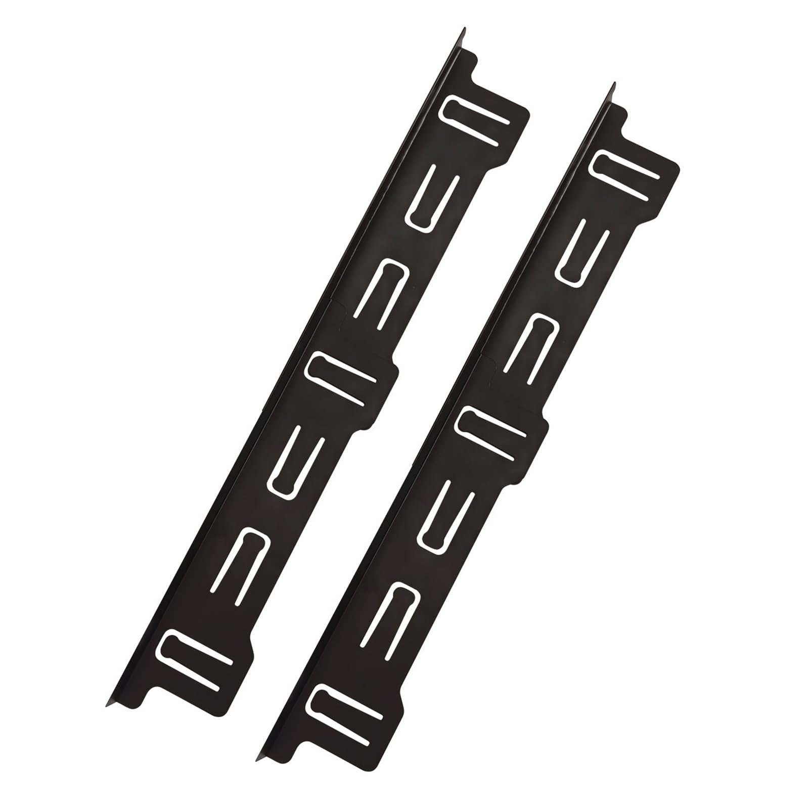 Piceioep Of 4 Rustless Stove Difference Covers Heat Immune for Slide in Kitchen Ranges Sealing Breaks Stopping Spills and Debris Stainless Steel Stove Gaps Cover Black