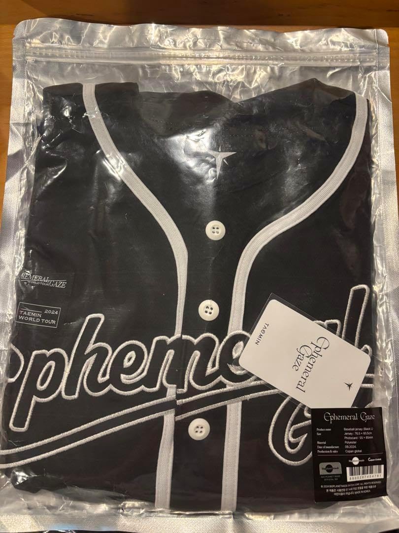 ★期間限定★ SHINee テミン ベースボールジャー 黒 ロング ☆期間限定☆ SHINee テミン ベースボールジャー 黒 ロング