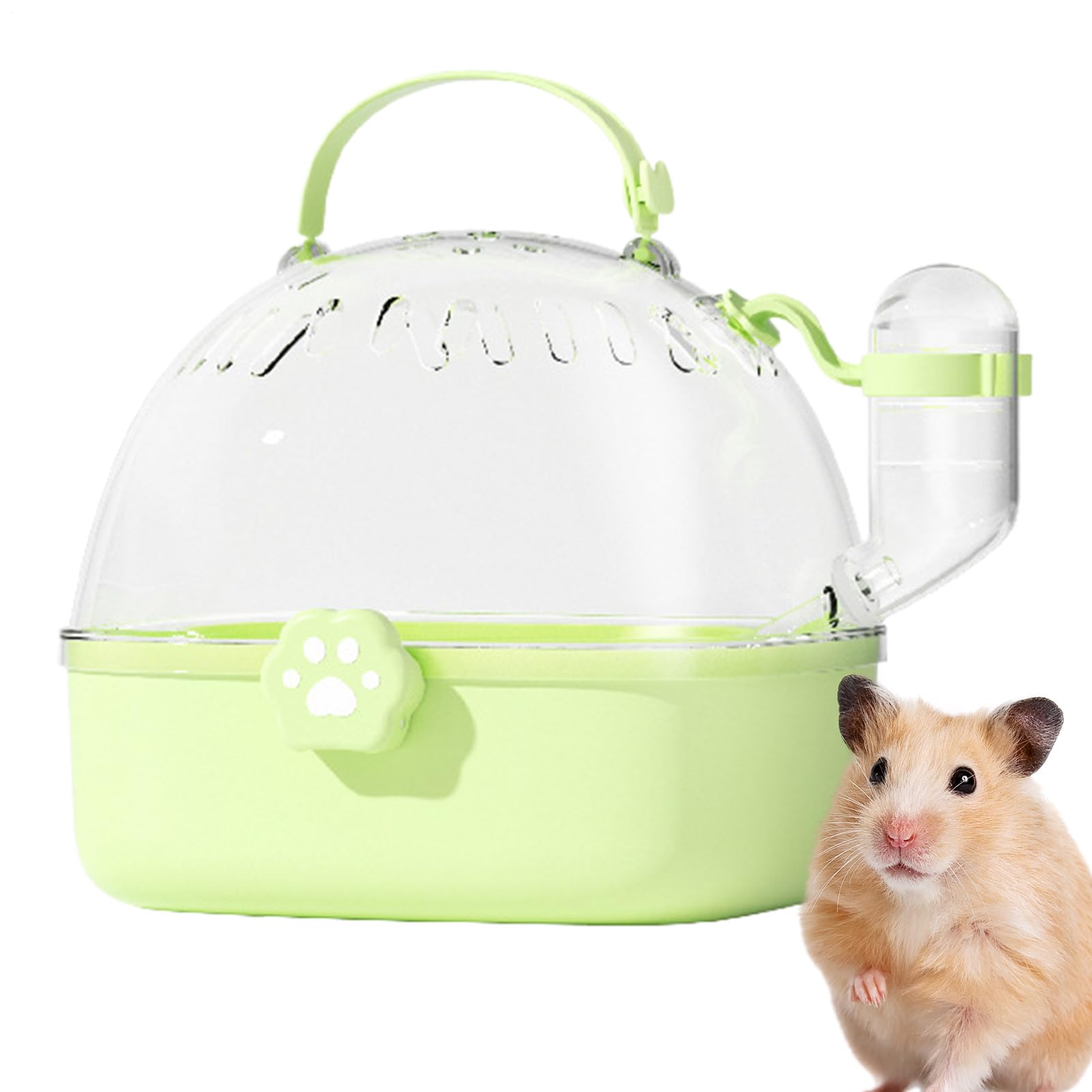 Transporteur d'oiseaux et hamster portable compact avec bouteille d'eau - 2