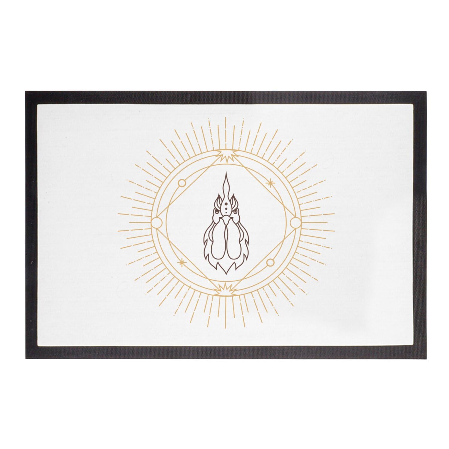 Paillasson Coq Horoscope Chinois 60x40 - Cadeau Idéal Année du Coq