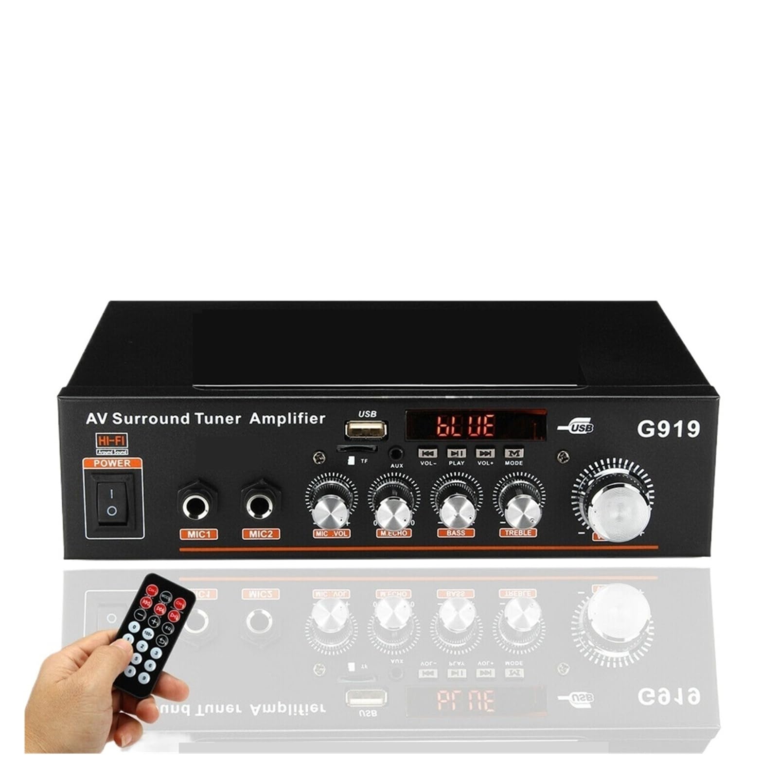 Amplificatori digitali domestici da 1000 W, amplificatore Bluetooth for bassi, altoparlante Hi-Fi FM, subwoofer Per l'home cinema
