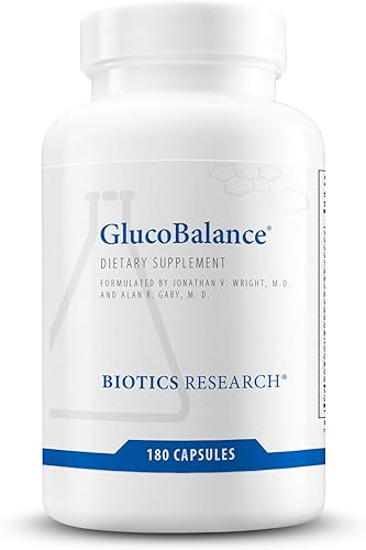 Miniatura 1 de Biotics Research GlucoBalance - Suplemento de cromo, vanadio, L carnitina, apoya la salud metabólica y mantiene niveles saludables de lípidos en