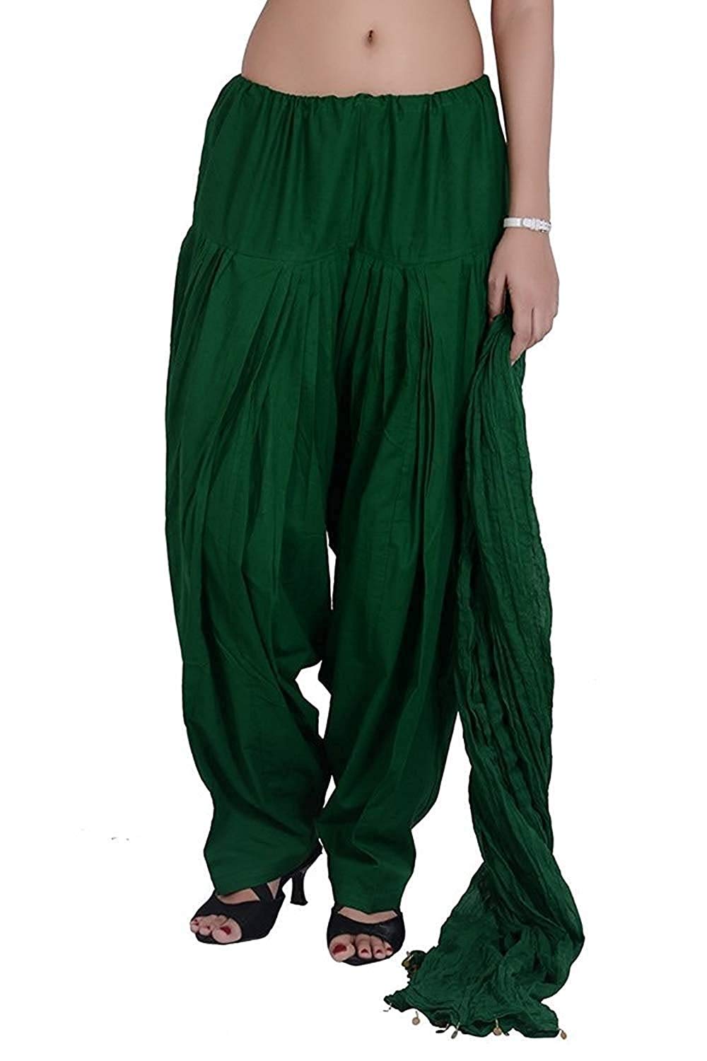 b9 store 100% Pure Cotton Patiyala Salwar with dupatta set for Womens(size-free size)-picture-18