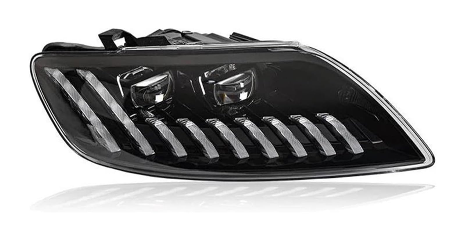 Dynamiczny kierunkowskaz dla Q7 2006-2015 reflektor przedni modyfikowany obiektyw DRL dynamiczny kierunkowskaz zespół reflektorów samochodowych zestaw lampy do jazdy