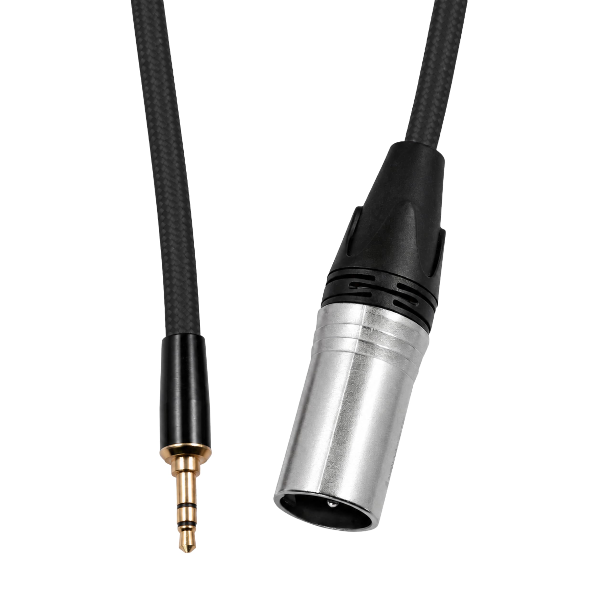 KONDOR BLUE XLR macho de 3 pines a mini TRS macho de 3,5 mm para conexión de micrófono de estudio a cámara Cine + más