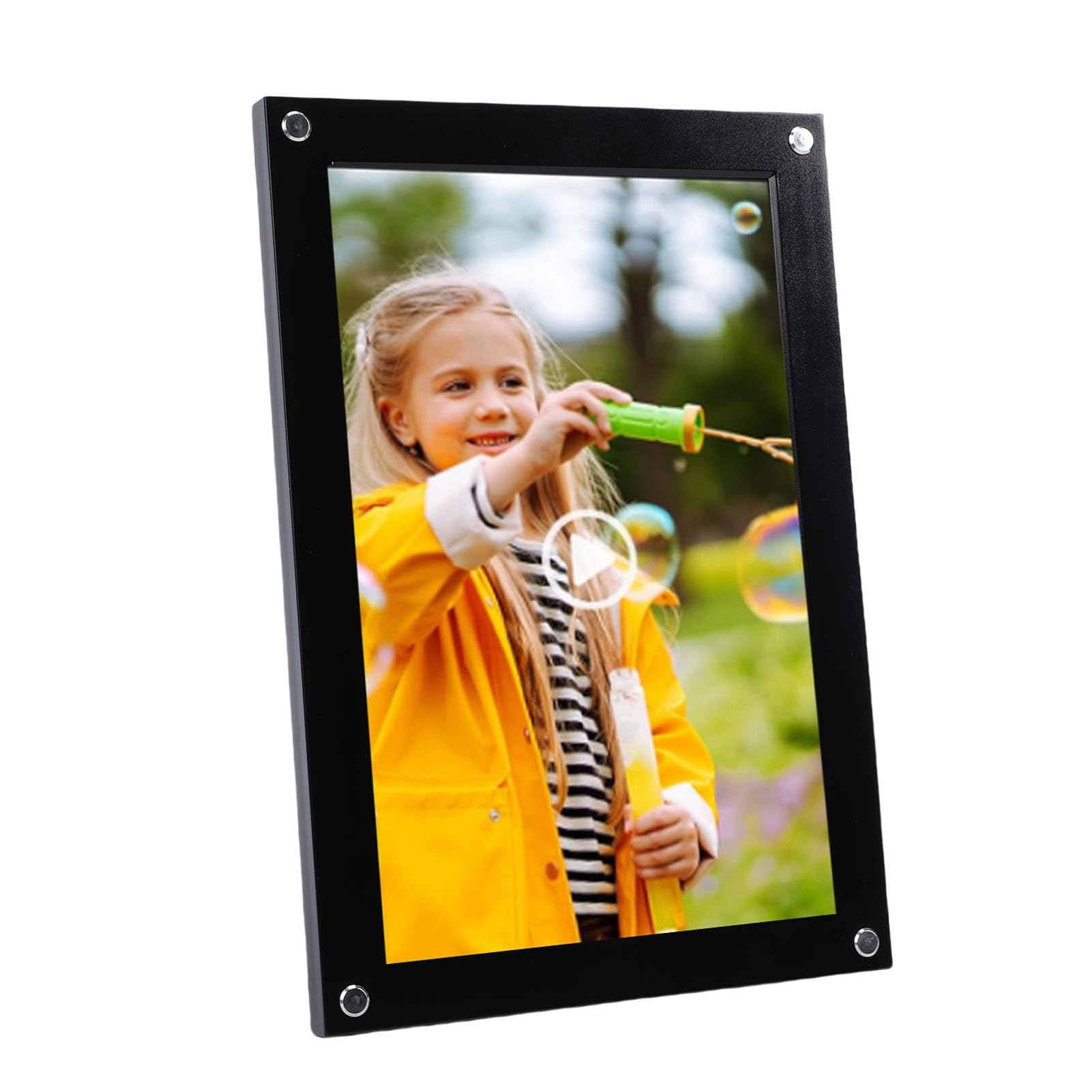 Tbest Cadre Photo Numérique 10.1 Pouces Écran Tactile HD (Black)