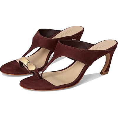 Schutz Maisie chestnut brown