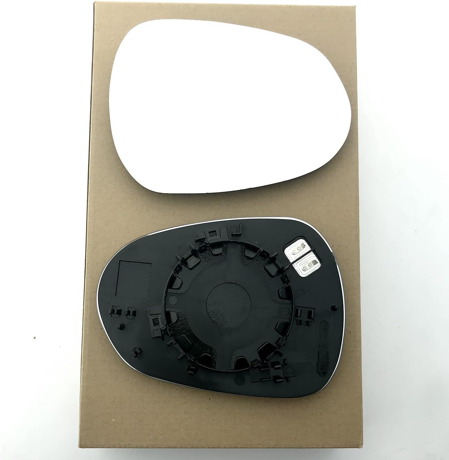 Springs AutoMoto Compatible With Alfa Romeo Giulia 2016-2022 Convex Wing Mirror Glass Heated Base- Left Hand (UK Passenger Side)