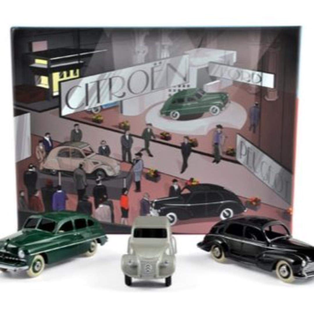 Amazon.co.jp: ミニカーノレブ プジョー 203 シトロエン Vedette 3台 