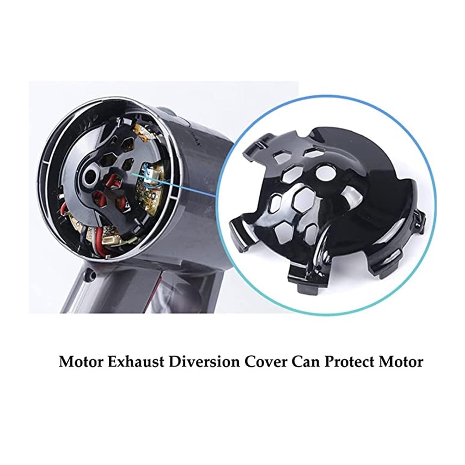 Couvercle de moteur arrière pour aspirateur Dyson V7 V8, accessoires de remplacement pour Dyson V7 V8 | Leroy Merlin