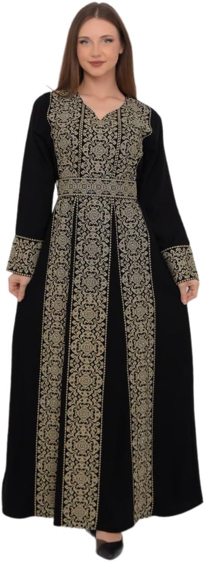 Abayas for Women Muslim - Comfortable Arabic Abaya with Embroidery