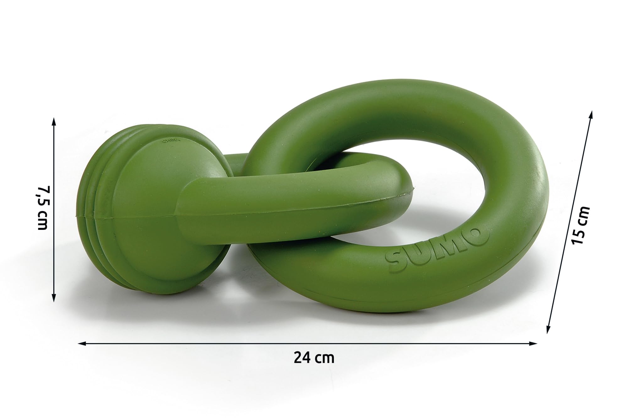 Beeztees Sumo Team Jouet pour Chien Vert 24 x 15 x 7,5 cm
