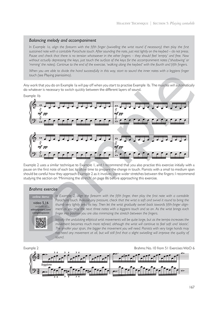 The Complete Pianist: from healthy technique to natural artistry: Buch, Lehrmaterial, Technik für Klavier (Edition Peters, 73024)
