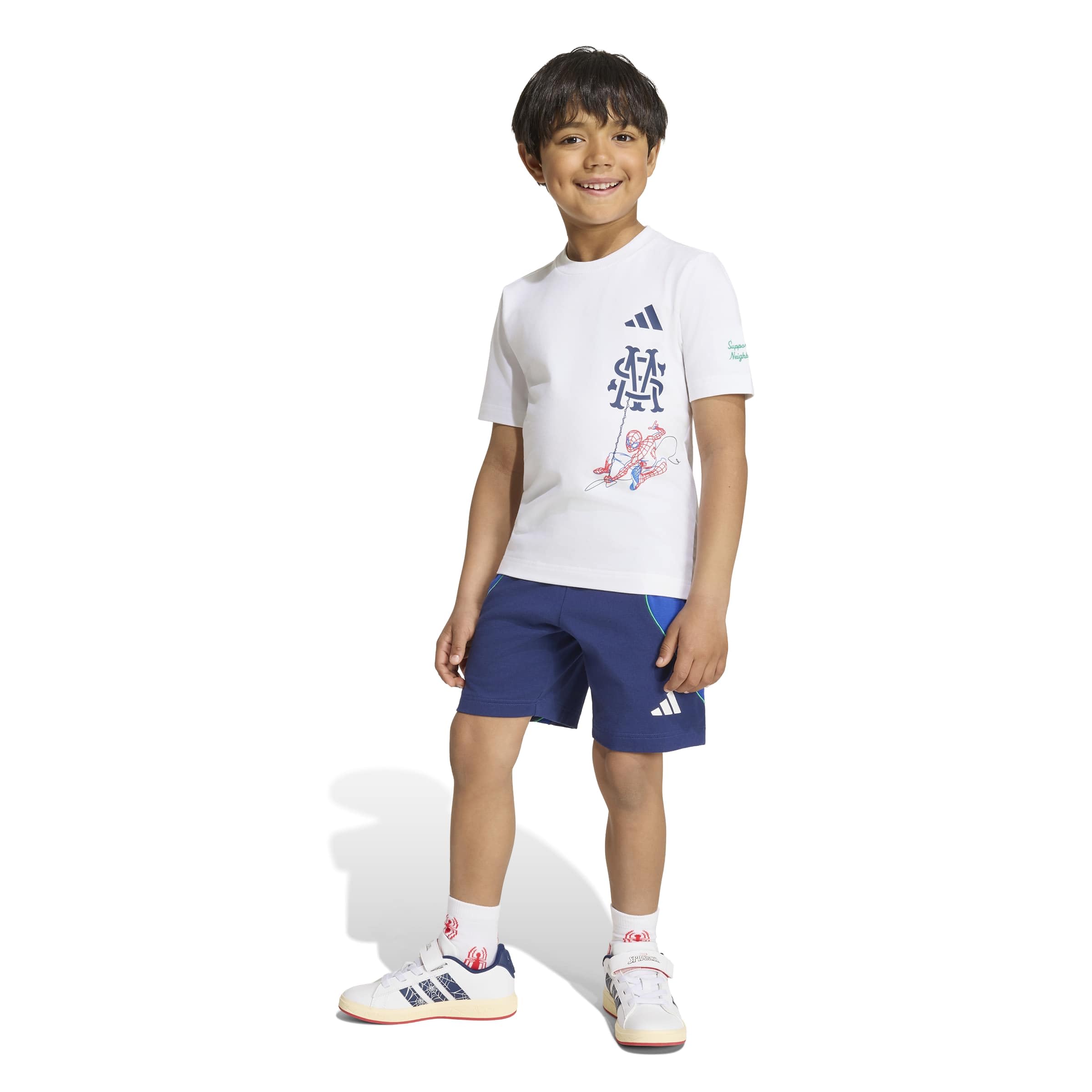 adidas Unisex Kids' Conjunto con Camiseta Marvel Spider-Man